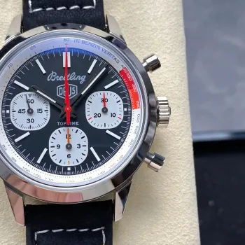 Breitling Top Time B01 Deus AB01765A1B1X1 Replica - Schwarzes Zifferblatt Edelstahl