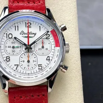 Breitling Top Time B01 Ford Thunderbird Chronograph AB01766A1A1X1 Replica - Weisses Zifferblatt