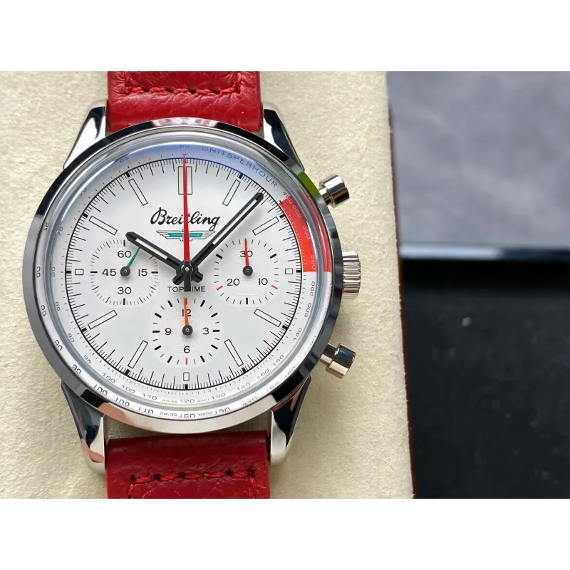 Breitling Top Time AB01766A1A1X1 Replica - Weisses Zifferblatt Edelstahl