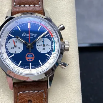 Breitling Top Time B01 Chronograph Shelby Cobra AB01763A1C1X1 Replica - Blaues Zifferblatt