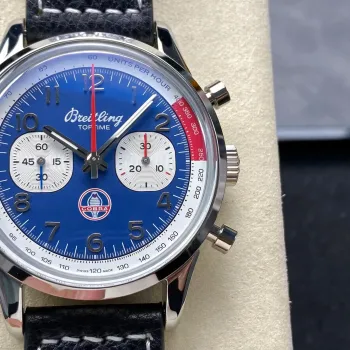 Breitling Top Time B01 Shelby Cobra AB01763A1C1X1 Replica - Blaues Zifferblatt Edelstahl