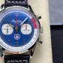 Breitling Top Time B01 Shelby Cobra AB01763A1C1X1 Replica - Blaues Zifferblatt Edelstahl
