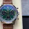 Breitling Top Time Ford Mustang A253101A1L1X1 Replica - Gruenes Zifferblatt Edelstahl