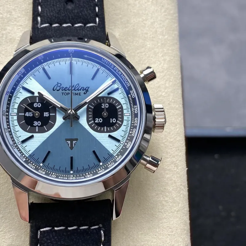 Breitling Top Time Triumph Chronograph A23311121C1X1 Replica - Blaues Zifferblatt Edelstahl