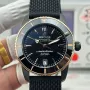 Breitling Superocean Heritage UB20303A1B1S1 Replica - Schwarzes Zifferblatt Edelstahl