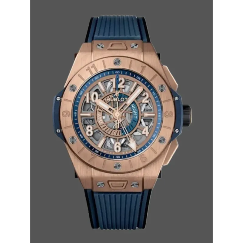 Hublot Big Bang Unico 471.OX.7128.RX Replica - Kautschukarmband Rosegold
