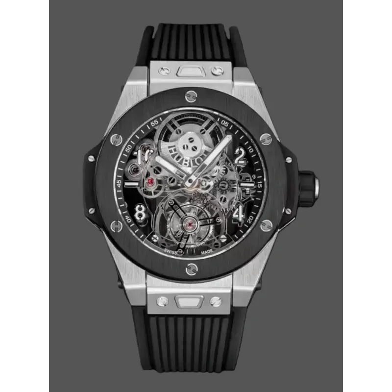 Hublot Big Bang BBT-45BM Replica - Kautschukarmband Titan