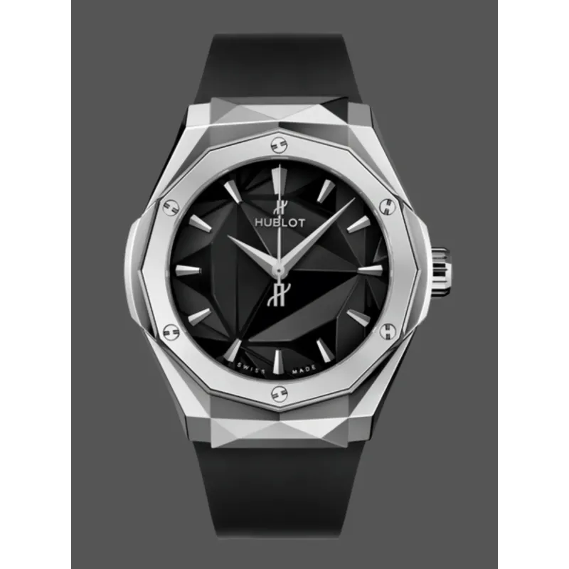 Hublot Classic Fusion Orlinski Titanium 550.NS.1800.RX.ORL19 Replica - Schwarzes Zifferblatt