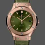 Hublot Classic Fusion King Gold Green Unisex CLASSIC FUSION KING GOLD GREEN 38MM Replica - Gruenes Zifferblatt