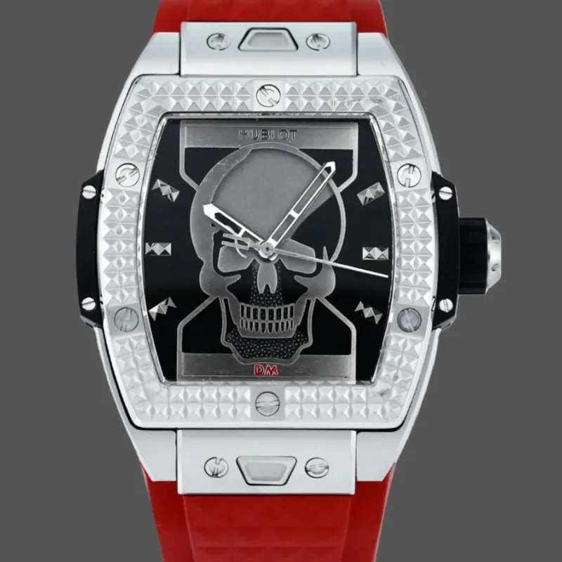 Hublot Spirit of Big Bang Skull 646.CI.0110.RX.DPM24 Replica - Silbernes Zifferblatt