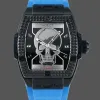 Hublot Spirit of Big Bang Skull 646.CI.0110.RX.DPM24 Replica - Silbernes Zifferblatt
