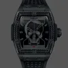 Hublot Spirit of Big Bang Skull 646.CI.0110.RX.DPM24 Replica - Schwarzes Zifferblatt