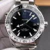 Omega Seamaster Planet Ocean GMT 215.30.44.22.01.001 Replica - Schwarzes Zifferblatt