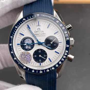 Omega Speedmaster Silver Award Snoopy 310.32.42.50.02.001 Replica - Silbernes Zifferblatt