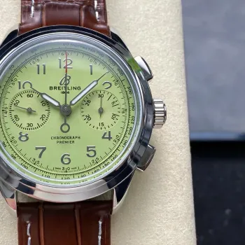 Breitling Premier Pistachio B09 Chronograph 40 AB0930D31L1P1 Replica - Gruenes Zifferblatt