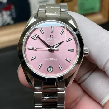 Omega Aqua Terra Unisex 220.10.34.20.10.003 Replica - Rosa Zifferblatt Edelstahl