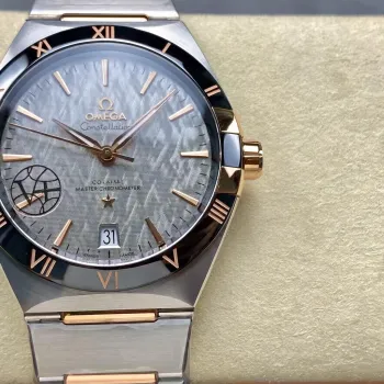Omega Constellation 131.23.41.21.06.001 (TWO-TONE BRACELET EDITION) Replica - Graues Zifferblatt