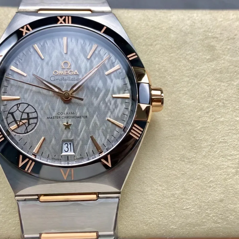 Omega Constellation 131.23.41.21.06.001 (TWO-TONE BRACELET EDITION) Replica - Graues Zifferblatt