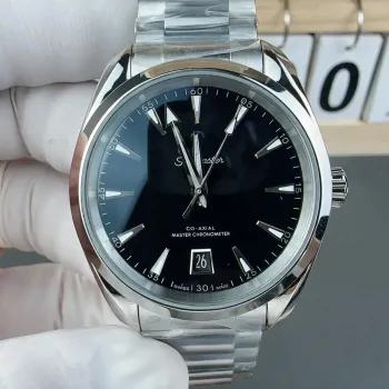 Omega Seamaster Aqua Terra 220.10.38.20.01.004 Replica - Schwarzes Zifferblatt Edelstahl