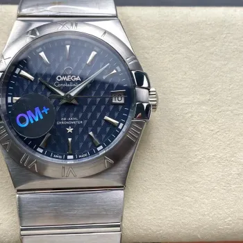 Omega Constellation 123.10.38.21.03.001 Replica - Blaues Zifferblatt Edelstahl