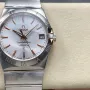 Omega Constellation 123.20.38.21.02.004 Replica - Silbernes Zifferblatt Edelstahl