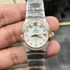 Omega Constellation Unisex 123.25.27.20.55.001 Replica - Perlmutt-Zifferblatt Geriffelte Luenette