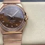 Omega Constellation 123.55.38.21.63.001 Replica - Braunes Zifferblatt Bicolor