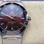 Omega Constellation 131.20.41.21.13.001 (TWO-TONE BRACELET VERSION) Replica - Rotes Zifferblatt