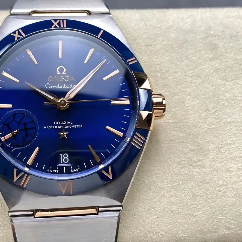 Omega Constellation 131.23.41.21.03.001 (TWO-TONE BRACELET EDITION) Replica - Blaues Zifferblatt