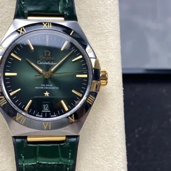 Omega Constellation 131.23.41.21.10.001 Replica - Gruenes Zifferblatt Edelstahl