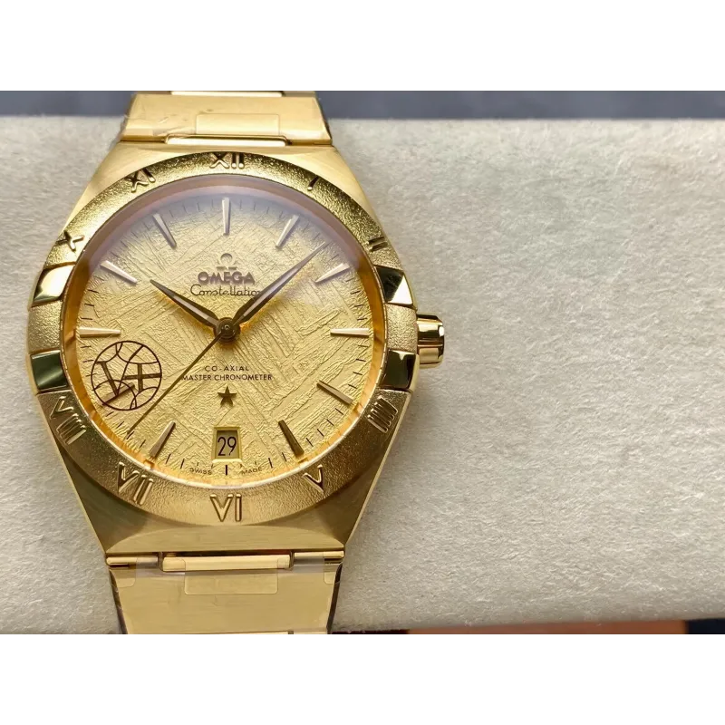 Omega Constellation 131.50.41.21.99.001 Replica - Champagner Zifferblatt Gelbgold