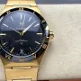 Omega Constellation 131.63.41.21.01.001 (YELLOW GOLD BRACELET) Replica - Schwarzes Zifferblatt