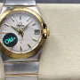 Omega Constellation 123.20.38.21.02.009 Replica - Silbernes Zifferblatt Edelstahl