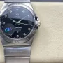 Omega Constellation 123.10.38.21.51.001 Replica - Schwarzes Zifferblatt Edelstahl