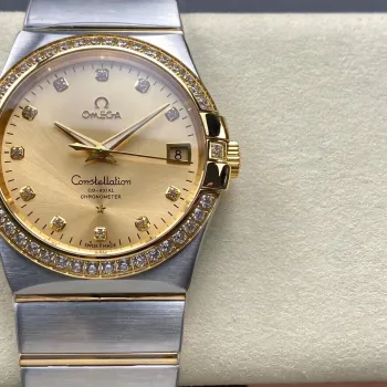 Omega Constellation 123.25.38.21.58.001 Replica - Champagner Zifferblatt Edelstahl