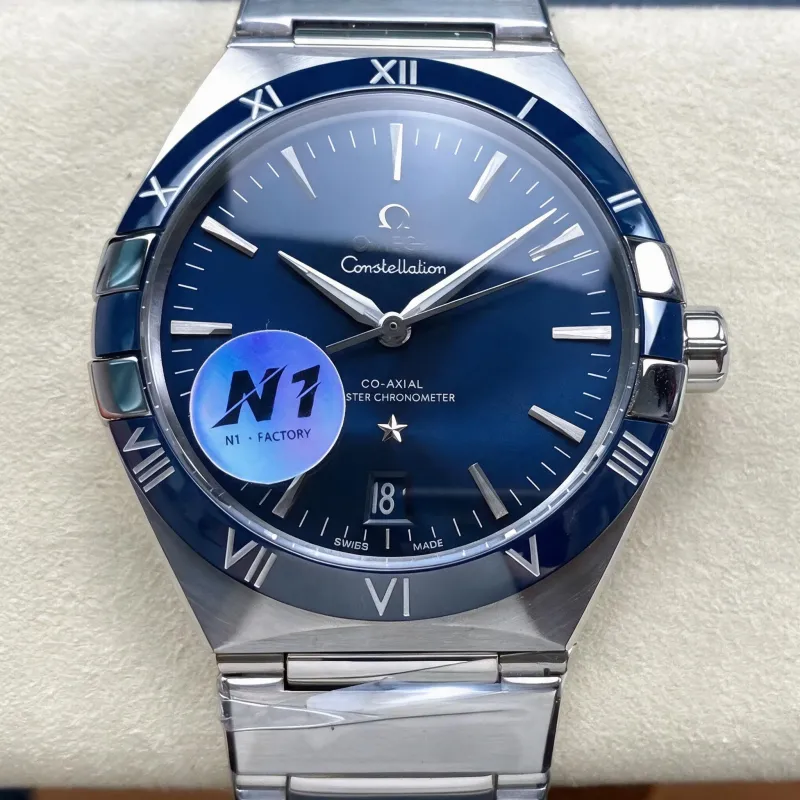 Omega Constellation 131.33.41.21.03.001 Replica - Blaues Zifferblatt Edelstahl