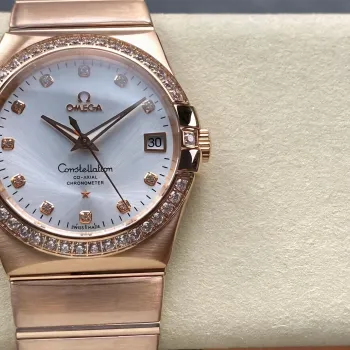 Omega Constellation 123.55.38.21.52.001 Replica - Silbernes Zifferblatt Bicolor