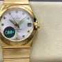 Omega Constellation 123.50.38.21.52.002 Replica - Silbernes Zifferblatt Bicolor