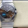 Omega Constellation 123.10.38.21.10.001 Replica - Braunes Zifferblatt Edelstahl