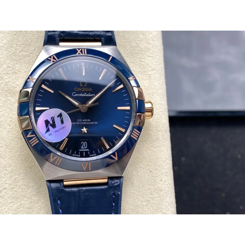 Omega Constellation 131.23.41.21.03.001 Replica - Blaues Zifferblatt Edelstahl