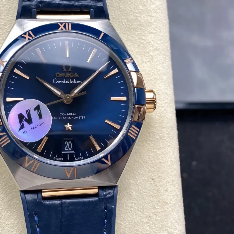Omega Constellation 131.23.41.21.03.001 Replica - Blaues Zifferblatt Edelstahl