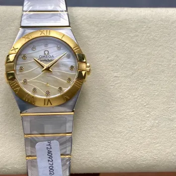 Omega Constellation Unisex 123.20.27.60.55.005 Replica - Perlmutt-Zifferblatt Edelstahl