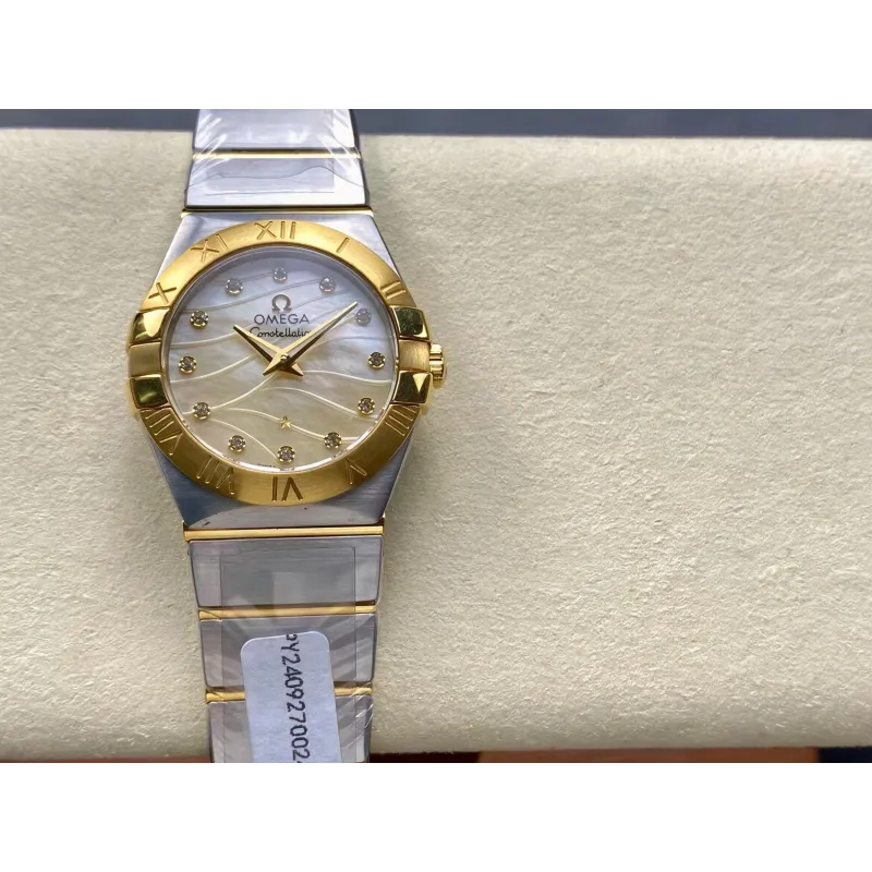 Omega Constellation Unisex 123.20.27.60.55.005 Replica - Perlmutt-Zifferblatt Edelstahl