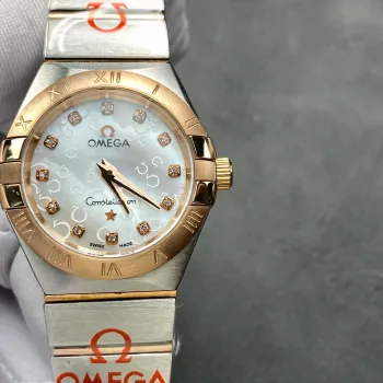 Omega Constellation Unisex 123.25.27.60.55.009 Replica - Perlmutt-Zifferblatt Edelstahl