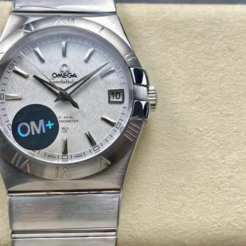 Omega Constellation 123.10.38.21.02.004 Replica - Silbernes Zifferblatt Edelstahl