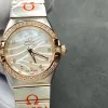 Omega Constellation Unisex 123.25.27.20.55.005 Replica - Perlmutt-Zifferblatt Edelstahl