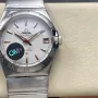 Omega Constellation 123.10.38.21.02.002 Replica - Silbernes Zifferblatt Edelstahl