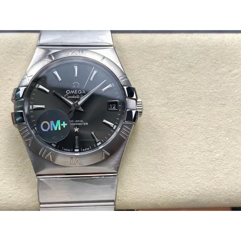 Omega Constellation 123.10.38.21.06.001 Replica - Graues Zifferblatt Edelstahl