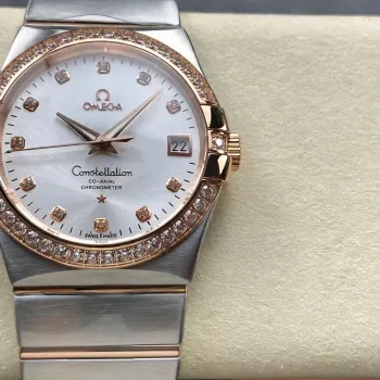 Omega Constellation 123.25.38.21.52.001 Replica - Silbernes Zifferblatt Edelstahl