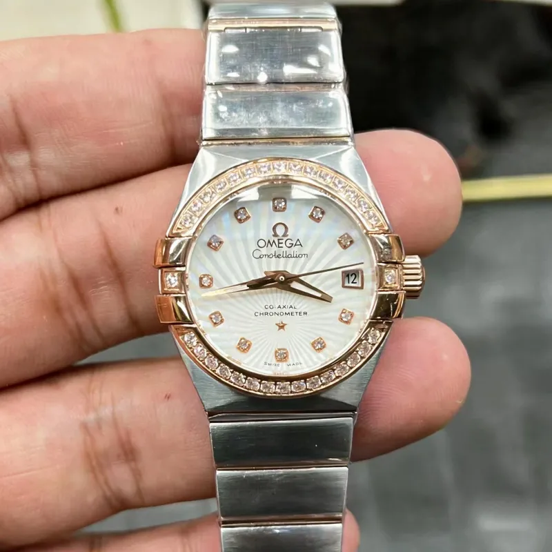 Omega Constellation Unisex 123.25.27.20.55.001 Replica - Perlmutt-Zifferblatt Bicolor